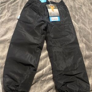Jan & Jul Black Kids Jogger Snowpants with Elastic Ankles